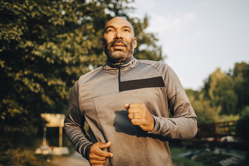 Man jogging