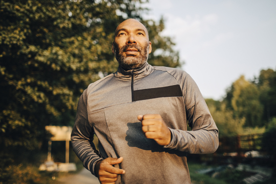 Man jogging